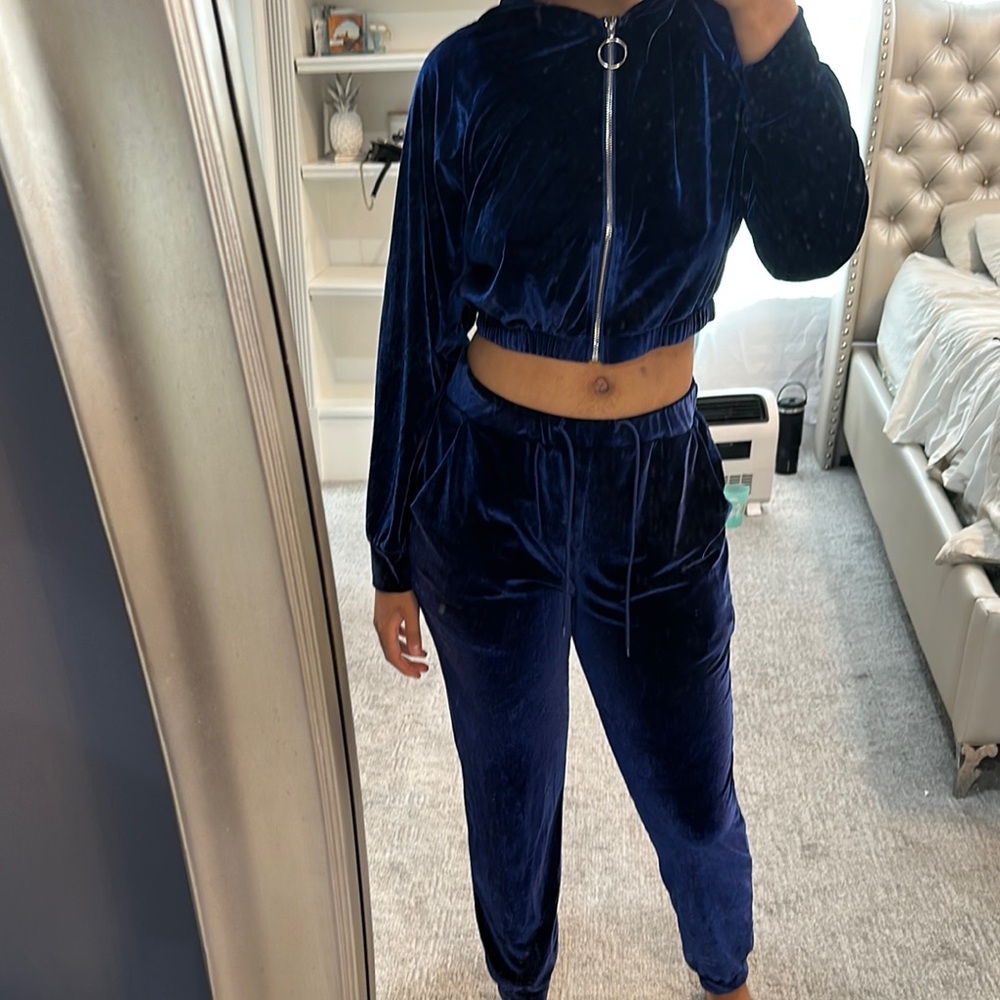 Velvet Blue Women's Tracksuit